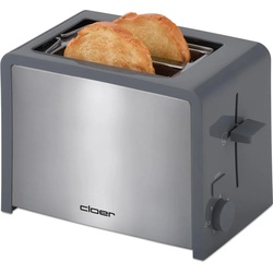 Cloer Toaster London 3215 shady gray, Toaster, Grau, Silber