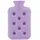 Fashy Mini Wärmflaschen Wabenform, 0,5 L, flieder