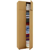 VCM Kleiderschrank Vandol 70 x 218 x 40 cm Braun