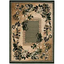 Tapiso Atlas Kurzflorteppich 200 x 300 cm Beige/Grün