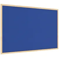 ALLboards Filztafel mit Holzrahmenn 90x60cm, Blau