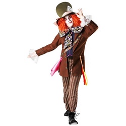 Rubie ́s Kostüm Verrückter Hutmacher, Original Lizenzprodukt zu Disney’s “Alice im Wunderland” (2010) braun XL