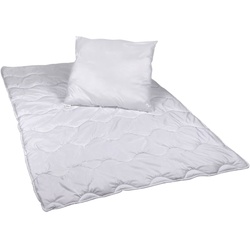 Premium Steppbettdecken Set mit Kopfkissen Steppbettdecke 135x200 cm Kopfkissen 80x80