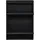 [en.casa] Sokndal 50 x 71 x 15 cm schwarz / schwarz