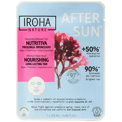 IROHA nature Aftersun Sheet Mask Nourishing Long Lasting Tan 25 ml