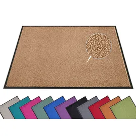 HANSE HOME Fußmatte (S-XXL) 120x180cm & 12 Farben – Fussmatte Outdoor Schmutzfangmatte, Türmatte, waschbar & Wetterfest rutschfest für Eingangsbereich & Außenbereich – caramel