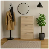 Hti-Living Schuhkipper 59 x 115 x 14 cm grau