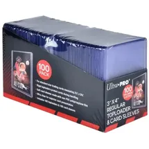 Ultra Pro 3" x 4" Regular Toploader & Card Sleeves (100 Stück)