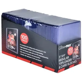 Ultra Pro 3" x 4" Regular Toploader & Card Sleeves (100 Stück)