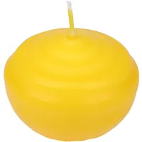 Steinhart Kerzen Schwimmkerze Kreisel 3 St. gelb