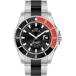 UMR Ruhla Herren Armbanduhr Automatic Diver 80843 Edelstahl limited Edition