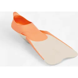 Schnorchelflossen Kinder FF 100 Soft orange/beige 28