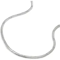 GALLAY Kette 1,3mm runde Schlangenkette diamantiert Silber 925 38cm