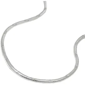 GALLAY Kette 1,3mm runde Schlangenkette diamantiert Silber 925 38cm