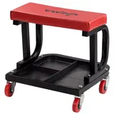 DEMA - Werkstatthocker Arbeitshocker Industriehocker Roland Mit Rollen Ablage Werkzeug