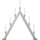 Star Trading Weihnachtsbeleuchtung, Kerzenleuchter Vind 7-flammig, Holz, beige | Gr.: onesize