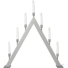 Star Trading Weihnachtsbeleuchtung, Kerzenleuchter Vind 7-flammig, Holz, beige | Gr.: onesize