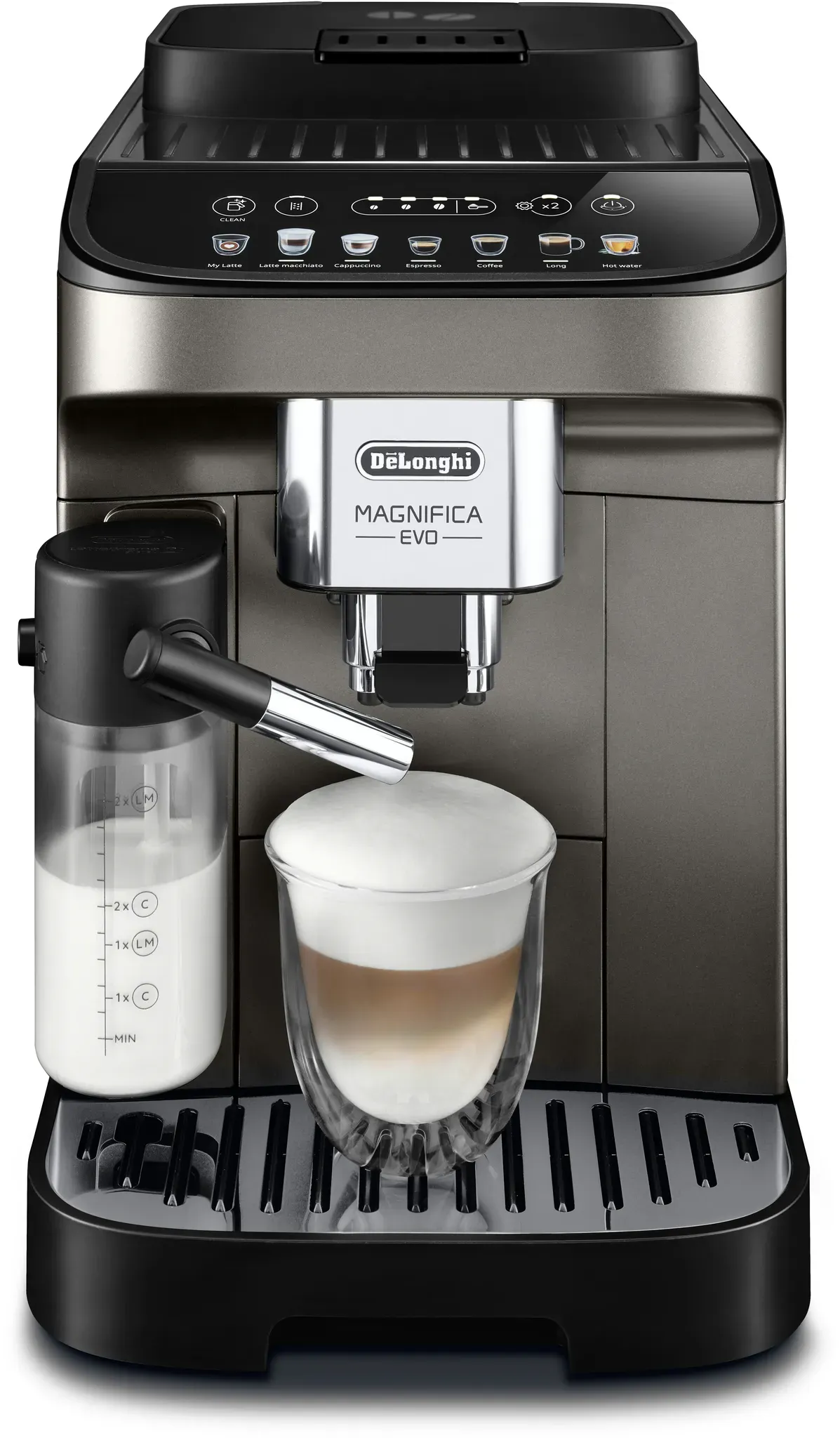 Preisvergleich Produktbild DeLonghi De'Longhi Magnifica Evo ECAM290.81.TB Kaffeevollautomat Titan-Schwarz