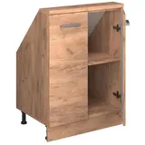 Vicco Kommode + Sideboard, Dachschrägenschrank Rion, Goldkraft Eiche, mit 2 Türen geeignet für die platzsparende Aufbewahrung unter Dachschrägen