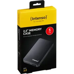 Intenso Festplatte 5TB, USB 3.0, 6.35cm (2.5''), schwarz