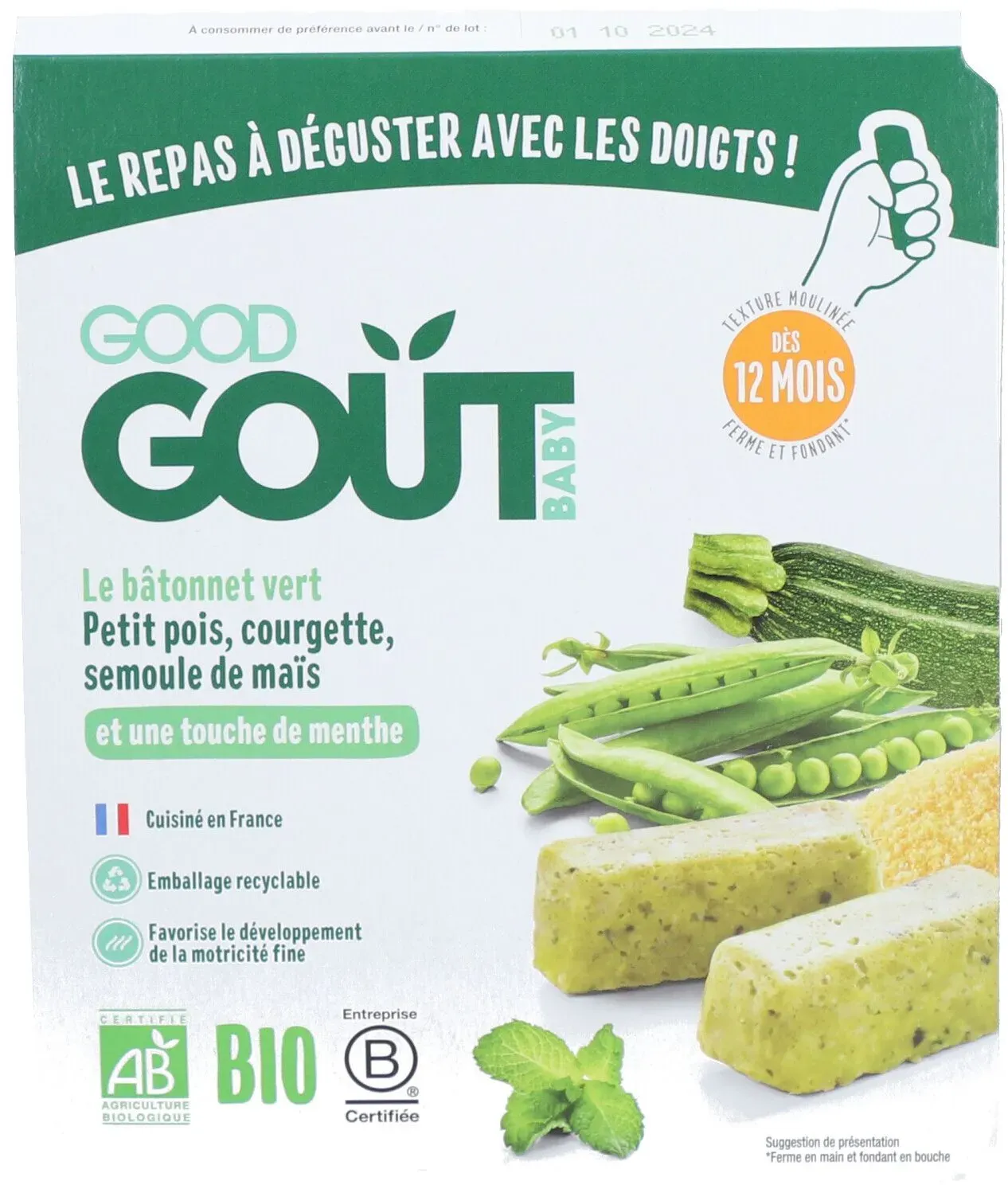 Goodgout LE Batonnet Vert 120G