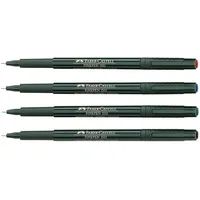 Faber-Castell 1511 Fineliner schwarz 0,4 mm, 10 St.