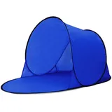 wojonifuiliy Outdoor leichtesTragbar Zelt Umkleidezelt Camping,Sofortzelte Outdoor/Beach Wurfzelt für Trekking, Camping Sonnenschutz Pop-Up Zelt Strandzelt Personen Sekundenzelt (Blau)