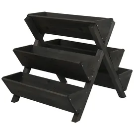 Mendler Pflanztreppe HWC-O15 56 x 56 x 70 cm Anthrazit