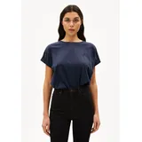 ARMEDANGELS Idaara T-Shirt | 100% Bio-Baumwolle - blau (XL)