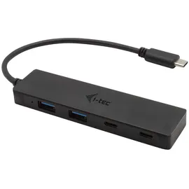 iTEC i-tec USB-C Metal HUB 2xUSB 3.0 2xUSB-C USB-Kombi-Hub Schwarz