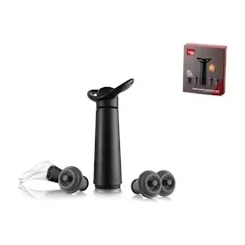 Vacu Vin Weinpumpe Concerto mit 3 Stopfen (09876606)