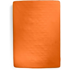 fleuresse Comfort 001117 Jersey 90 x 200 - 100 x 220 cm orange