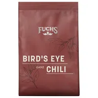 Fuchs Gewürze - Bird's Eye Chili ganz | Feurig-scharf | 12 g Nachfüllbeutel