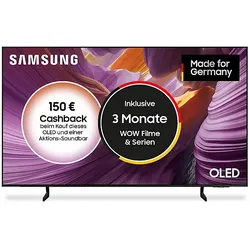 SAMSUNG OLEDGQ55S85F 4K Vision AI Smart OLED TV (55 Zoll / 138 cm, UHD 4K, SMART TV, TizenTM TV)