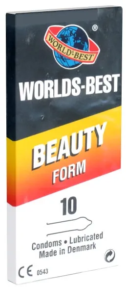 «Beauty Form» größere Kondome mit geformtem Ende (10 Kondome)
