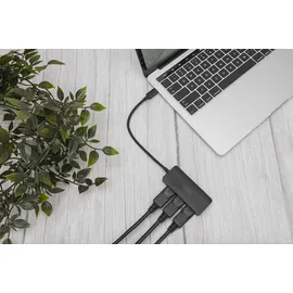 Digitus 3-Port MST Video Hub - 3x DisplayPort)