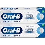 Oral-B Pro-Science Zahnfleisch und -schmelz Minze 2x75ml Zahnpasta Zahncreme 2x75 ml