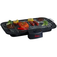 Ardes - Elektrogrill Rauchfrei 2200 W Tragbarer elektrischer Balkongrill Grill für Innen- und Außenbereich Schwarze Farbe Modell AR1B01, Schwarz