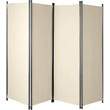 Angerer Paravent Swingtex 4-tlg. 220 x 165 cm beige