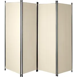 Angerer Paravent Swingtex 4-tlg. 220 x 165 cm beige
