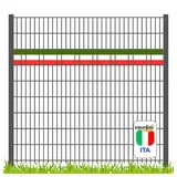 zaunzu Sichtschutzstreifen Fanartikel Italien für Doppelstabmatten Akzentstreifen