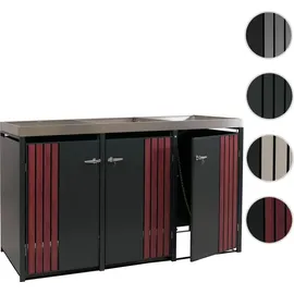 MCW Mülltonnenverkleidung O67 125 x 84 cm anthrazit