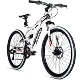 Bergsteiger Kodiak 26 Zoll, 29 Zoll Mountainbike, Scheibenbremse, Shimano 21 Gang-Schaltung, Vollfederung, Fully MTB für Jungen, Mädchen, Damen & Herren