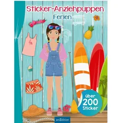 Sticker-Anziehpuppen – Ferien