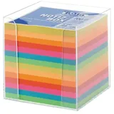 Folia Zettelbox transparent farbig sortiert 700 Notizzettel