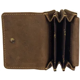 GREENBURRY Vintage Geldbörse Leder braun