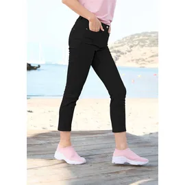 GOLDNER BELLA 7/8-Hose Schmale Stretchhose Schwarz 19