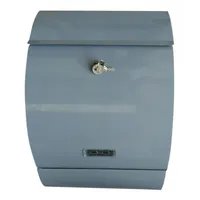 Jet-Line Wandbriefkasten LETTERBOX Anthrazit inkl. Zeitungsfach