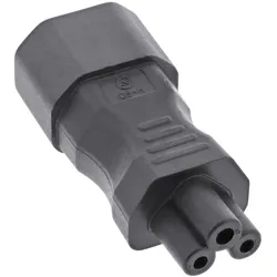 InLine® Netzadapter IEC 60320 C14 / C5, 3pol. Kaltgeräte / Notebook