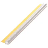PROTEKTOR Anputzleiste 10 mm mit Schutzlippe Weiß aus Weich-PVC 260 cm